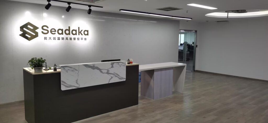 The front desk and entrance of Seadaka, Ltd.